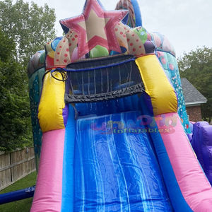 Castillo hinchable sugar rush birthday combo <b>inflatable</b> slide bounce <b>house</b> commercial bouncing castle for kids - Product Image 6