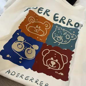 OEM TShirt Wholesale Custom funny t shirts anime bear t shirt for men anime printed cartoon t-shirt youth funny t-shirts