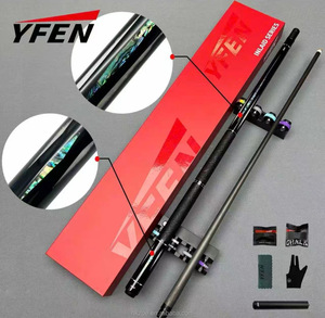 YFEN 2026 Luxury <b>Pool</b> Cue <b>Stick</b>, Deep-Sea Abalone Shell & Acrylic Inlay, T700 Carbon Fiber Shaft, Alloy 3/8×8 Radial Pin Joint P - Product Image 1