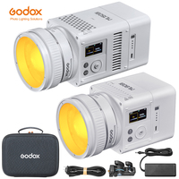 Lumière vidéo LED bicolore Godox ML80Bi 2800K-6500K CRI 96+ à haute puissance, portable, DC14.4V, éclairage pour appareil photo, photographie, vlog, diffusion en direct