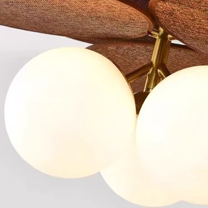 Lustre vintage style haricot magique, multi-têtes, lumière LED ronde pour chambre à coucher, salon, décoration intérieure - Product Image 2