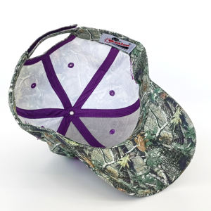 थोक उच्च गुणवत्ता वाले विंटेज व्यापार आउटडोर शिकार खेल जंगल टोपी सामरिक ऊंचाई 6-पैनल बेसबॉल कैप - Product Image 6