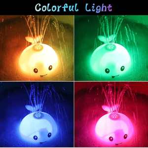 <span class=keywords><strong>Fontaine</strong></span> à jet d'eau pour enfant, jouet de <span class=keywords><strong>bain</strong></span> avec lumières Led colorées, arroseur automatique - Product Image 4