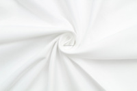 Tissu satiné rayé blanc uni en polyester et coton, 100-150 GSM, en gros, 1CM/2CM/3CM, tissu de literie rayé blanc satiné