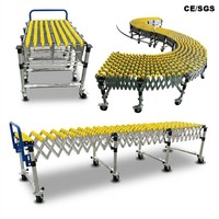 Convoyeur à rouleaux mobile rétractable à gravité, capacité de charge de 10 kg, en acier de haute qualité, largeur de 750 mm