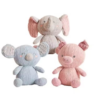 Venta al por mayor OEM personalizado hecho a mano Animal <span class=keywords><strong>de</strong></span> peluche muñeca ganchillo juguete bebé regalo para <span class=keywords><strong>Amigurumi</strong></span> ganchillo bebé comodidad muñeca suave peluche juguete - Product Image 6
