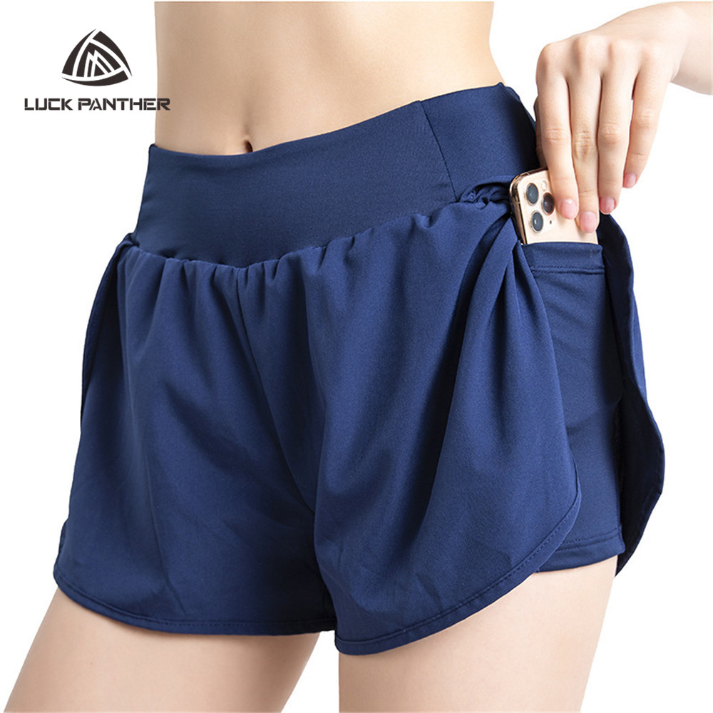 ready made wholesale running shorts with pockets for women various color sports shorts