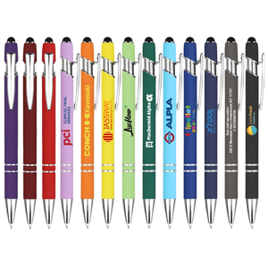 Pulpen Gel Tinta Cair Logam Mewah Logo Kustom Terukir untuk Pernikahan Penggunaan Promosi Tinta Hitam Lebar Tulisan 1.0mm Pulpen UV/Sublimasi - Product Image 2