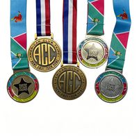 Concevez votre propre médaille de football en métal gravée au laser, écologique, en alliage de zinc 3D, pour marathon 5K, football, taekwondo, natation, course