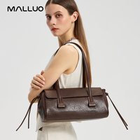 Nouveau Sac Boston en Cuir Véritable Tendance Vintage Automne 2026, Sac à Bandoulière en Cuir de Vachette Tanné, Sac Fourre-tout Femme à Rabat