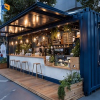 Bars à conteneurs à bas prix avec cuisines, restaurants et cafés à vendre