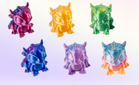 Schattig DIY Chibi Drakenfiguurtje 3D Geprint Harsen Dieren Regenboog Kawaii Bureaudecoratie Verzamelbaar Kinderen Fantasie Cadeau Groothandel Bulk
