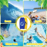 Bodyboard léger XPE Deck HDPE Slick Bottom avec laisse de poignet EPS Core pour enfants et adultes piscine et surf à la plage