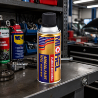 Peinture en aérosol haute résistance à la chaleur 350 ml, séchage rapide pour tuyaux d'échappement et pièces de compartiment moteur