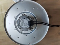 Ventilateur centrifuge haute pression JEEK 133 mm 12 V CC 2,6 A 3900 tr/min pour machine de découpe laser et extraction de poussière CNC