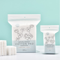 222 pièces commerce pur coton démaquillant tampons épaissi Double effet compresse humide coton Salon de beauté