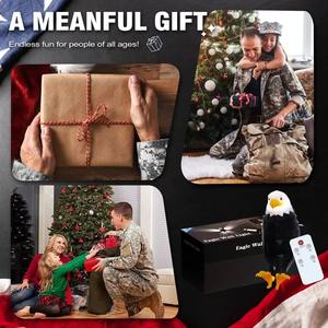 Nouveau pygargue à tête blanche LED veilleuses maison décorative animaux Projection appliques murales pour fête éclairage mural décoratif - Product Image 5