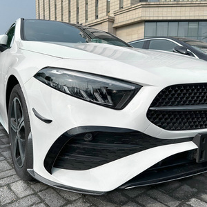 สปลิตเตอร์หน้าคาร์บอนไฟเบอร์แบบด้านสำหรับ Mercedes-Benz A-Class W177 สไตล์ AMG สำหรับรุ่นปี 2023+ - Product Image 1