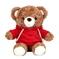 Ours en peluche personnalisé avec logo, jouet en peluche doux, animal en peluche réconfortant, impression personnalisée, cadeau promotionnel, expédition immédiate, anniversaire