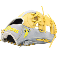 Nouveaux gants de baseball en denim et cuir style Drop Crown