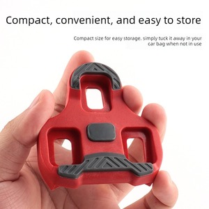 Calas de Bicicleta de Carretera de 3 Orificios Compatibles con LOOK <span class=keywords><strong>KEO</strong></span>, 0/4.5/9 °   Zapatillas Universales de Ciclismo sin Cordones de Nailon Flotante para Interiores/Exteriores - Product Image 6