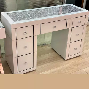 Bàn trang điểm gỗ kiểu vintage hiện đại giá rẻ có gương - Product Image 6