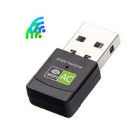Adaptador WiFi USB de Doble Banda de 600 Mbps y 2.4 GHz/5.8 GHz sin Controladores, Receptor Inalámbrico para PC de Escritorio y Portátil