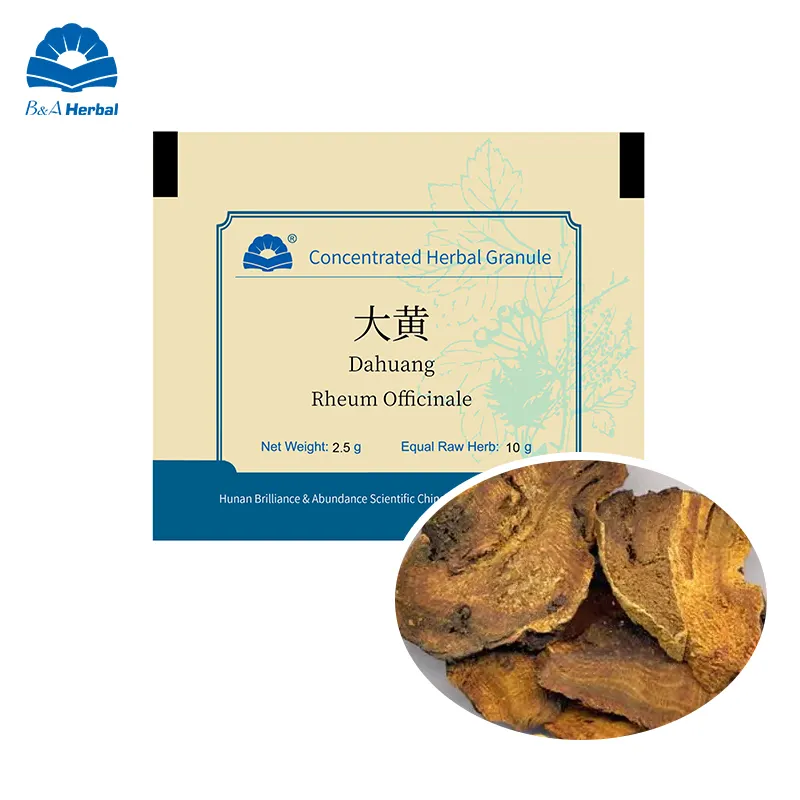 Chinese Kruiden Rheum Officinale Extract Dahuang Thee Voor Constipatie Verlichting