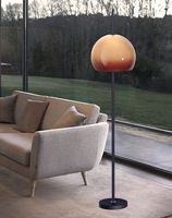 Lampe de chevet en forme de champignon, lampe de sol vintage en verre pour salon, style vintage pour fille