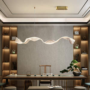 โคมไฟระย้าแอลอีดีหรูหราเรียบง่ายทันสมัยสำหรับวิลล่าและโรงแรมมีบุคลิกแฟชั่นพร้อมไฟห้อยระย้ารูปกิ่งไม้สำหรับบ้าน - Product Image 2