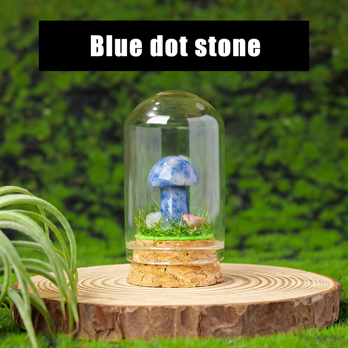 Blue dot stone