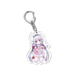 9 Estilos de Figuras de <span class=keywords><strong>Kobayashi</strong></span>-san Chi No Maid Dragon, Llavero de Acrílico con Personajes de <span class=keywords><strong>Anime</strong></span> Impresos con UV, Llavero de Plástico, Decoración, Regalo - Product Image 6