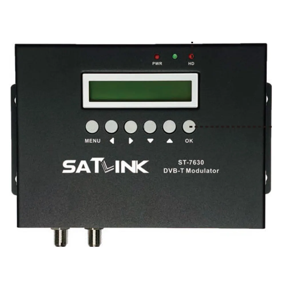 Satlink ST-7630 ISDB-T modulatore 1 Route 1080P ingresso AV/ HD ISDB-T uscita RF Sat trova ISDB-T modulatore Set top box