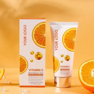 Vitamin C Facial Cleanse Deep Cleaning While Moisturize The Skin Whitening And Even The Skin Tone