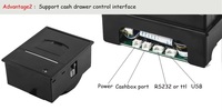 Módulo de Impresora Térmica Integrada 2 en 1 de 58 mm con Interfaz RS232 TTL USB para Impresión de Recibos y Etiquetas para Kioscos/Máquinas Expendedoras en Stock