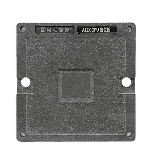 Pochoir de reboulage BGA Amaoe, plaque de positionnement en acier étamé pour la réparation de la carte mère CPU IC de l'<span class=keywords><strong>Apple</strong></span> iPad Pro/A12X 2018 - Product Image 1