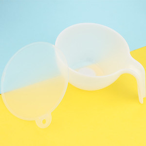 Transparent White Mixing Bowl With Handle Plastic Dishwasher <b>Safe</b> Baking Pastry <b>Tools</b> - Product Image 3