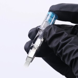 <span class=keywords><strong>Agujas</strong></span> de cartucho de tatuaje desechables Blackbird 20 piezas carcasa transparente suave Memabrane 0,30mm RL RS <span class=keywords><strong>M1</strong></span> CM cartuchos de aguja de tatuaje - Product Image 5