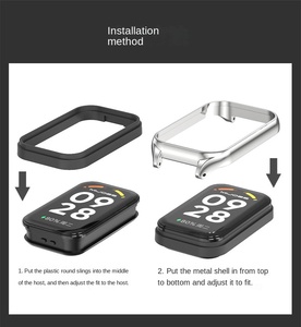 Mijobs สายนาฬิกาอัจฉริยะ Milan ทำจากสแตนเลสสตีลอุปกรณ์เสริมเคสโลหะสำหรับ redmi BAND 2 <span class=keywords><strong>Mi</strong></span> band 8 Active - Product Image 6