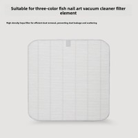 Kit de remplacement de cartouche filtrante HEPA ultra-mince en PET TRICOLOR FISH de haute qualité TF608 pour salons de manucure