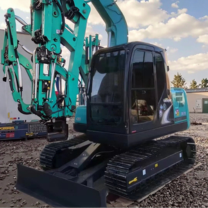 Kobelco รถขุด SK75ขนาดเล็ก, รถขุดตีนตะขาบไฮดรอลิกขนาด0.4เมตรถังขนาด7ตันรับการรับรอง CE ISO สำหรับการก่อสร้าง - Product Image 3