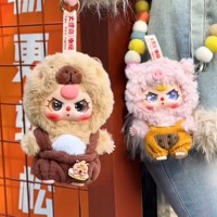 Authentique, en stock : Boîte mystère de jouets en peluche tendance de la série mignonne pour bébés de trois ans, cadeau