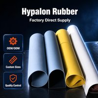 Tissu enduit Hypalon CSM durable pour conduits AC au sol d'avions - Ignifuge, imperméable, anti-UV, options de couleurs personnalisées, découpe sur mesure