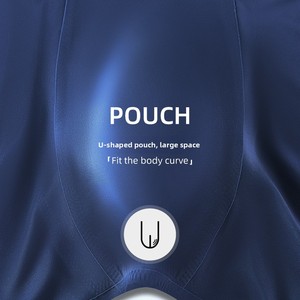 Ropa Interior Masculina de Nuevo Estilo, Calzoncillos Boxer Sin Costuras de Nailon Elástico con Bolsa Moldeada en 3D, Ropa Interior de Pierna Larga para <span class=keywords><strong>Hombre</strong></span> - Product Image 3