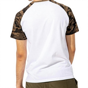 Custom Camouflage Raglan Sleeve <b>T</b> <b>Shirt</b> Men Regular Fit ONeck Casual Jersey Knitted Top Summer Short Sleeve Wholesale <b>T</b> <b>Shirt</b> - Product Image 2