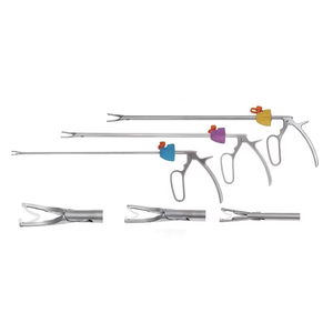 Klip buaya hemostatik polimer sekali pakai untuk prosedur bedah laparoskop manuran instrumen bedah - Product Image 5