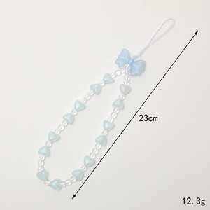 Femmes Filles Mode Coloré Acrylique Arc Perlé Téléphone Bracelet Mobile Téléphone Cas Chaîne Téléphone Mobile Longe - Product Image 4