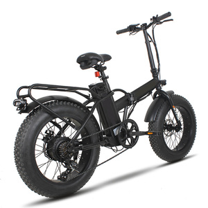 Bicicletas eléctricas plegables al por mayor ciclo <span class=keywords><strong>plegable</strong></span> 20 pulgadas 500W 1000W 48V batería e bicicletas motorizadas <span class=keywords><strong>bicicleta</strong></span> de neumáticos gruesos - Product Image 6