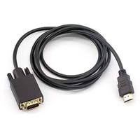 Cable HDTV a VGA, Cable de Audio y Video HDTV Macho a VGA Macho, 1920*1080P, para Monitor de PC, Proyector HDTV