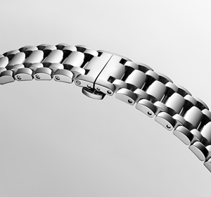 Reloj Redondo de Acero Inoxidable con Esfera de Nácar y Marcadores de Hora con Diamantes Longinesing - Product Image 6